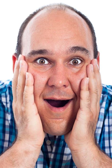 Happy excited man face stock image. Image of facial, closeup - 26522271