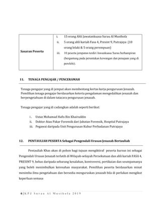 Kertas Kerja Pengurusan Jenazah Al Musthofa Pdf