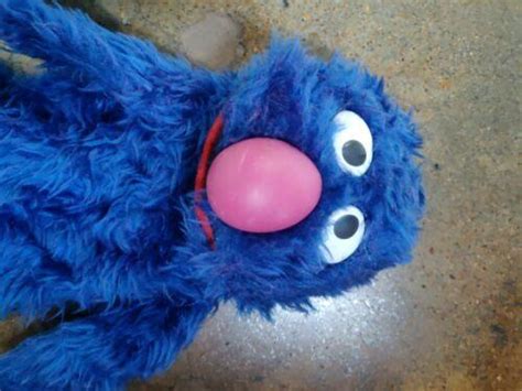 vintage muppets sesame street grover hand puppet