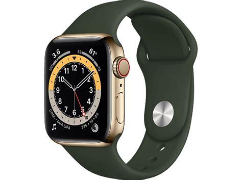 APPLE Watch Series 6 (GPS + Cellular) 40mm Smartwatch Edelstahl ...