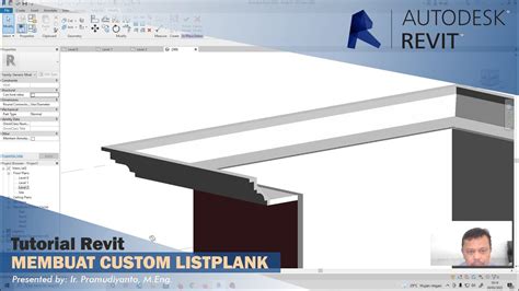 Tutorial 12 Autodesk Revit Arsitektur Membuat Custom Listplank