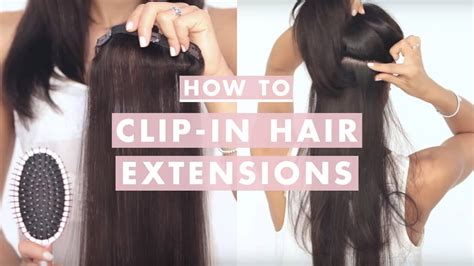 How To Clip In Luxy Hair Extensions Youtube