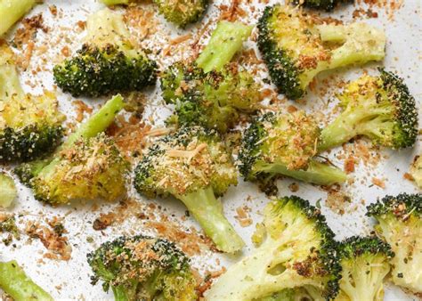 Garlic Parmesan Roasted Broccoli Vegetable Recipes