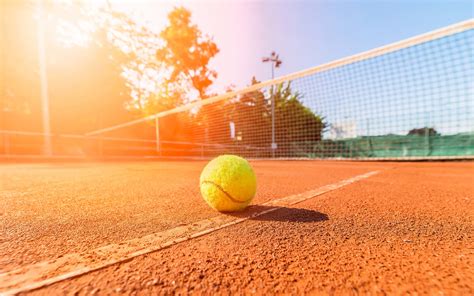 Fonds d écran Journée ensoleillée été tennis stade terrain