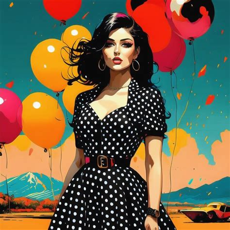 Premium Photo Bikini Model Posing In Front Of A Brick Wall