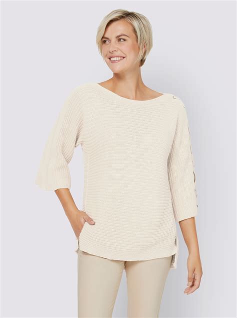 heine Pullover in ecru | heine