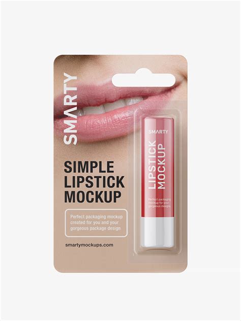 Lipstick Blister Mockup Smarty Mockups