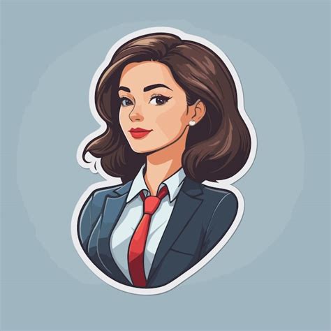 Vector De Dibujos Animados De Mujeres De Negocios Vector Premium