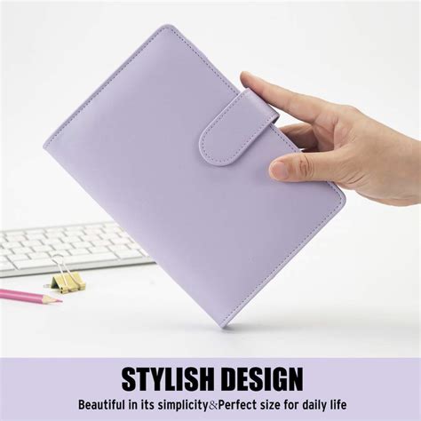 Buy Sooez A Notebook Binder Ring Planner With Stylish Design Loose