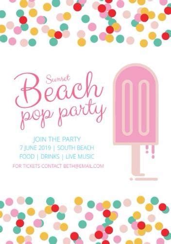 Easily Create Playful and Bright Summer Party Invitations