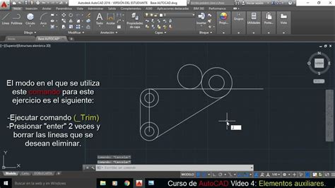 Autocad Elementos Auxiliares Youtube