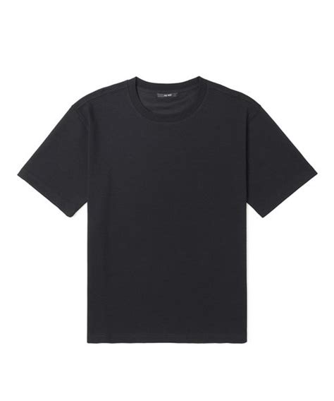 Musinsa Ad Hoc Unisex Basic Round Neck Short Sleeve T Shirt Black