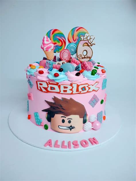 A Birthday Cake Decorated With Candy Candies And Lollipops