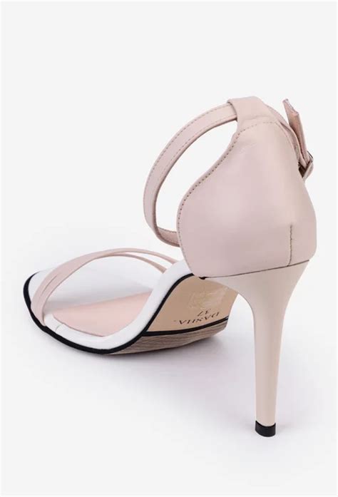 Sandale Nude Din Piele Naturala Cu Toc Subtire Dasha Ro