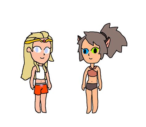 Adora and Catra Swimwear Fanart by PrabowoMuhammad23 on DeviantArt