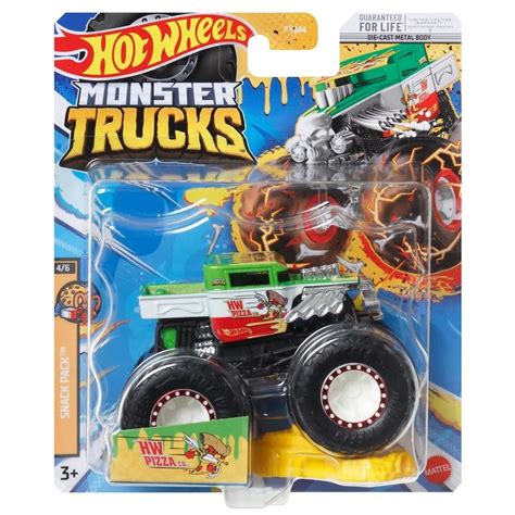 Masinuta Hot Wheels Monster Trucks Hw Pizza Co Emag Ro
