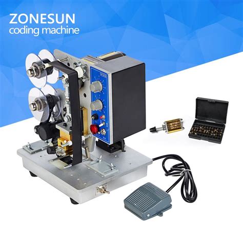 Semi Automatic Electric Hot Stamp Ribbon Code Printer Ribbon Coder Hp B Color Ribbon Hot