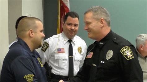 Police Officer And Firefighter Recognized For Rescuing Woman From