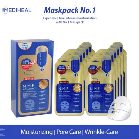 Mediheal Nmf Hydro Nude Gel Mask Box Pcs Sheets Exp April Shopee Singapore