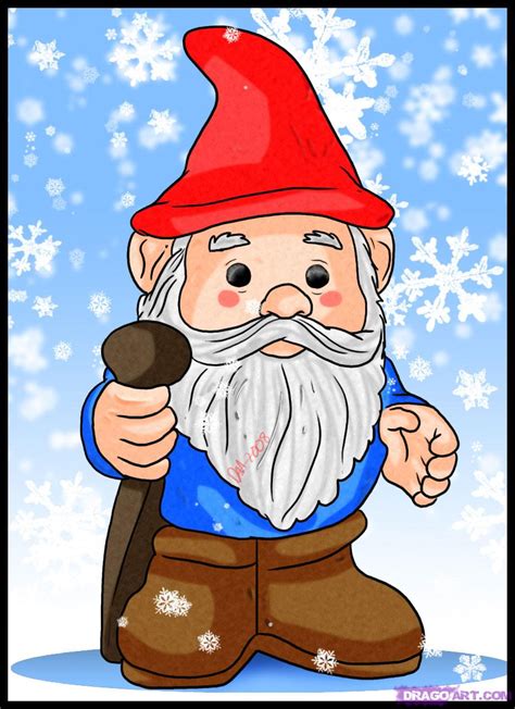 Garden Gnome Drawing At Getdrawings Free Download