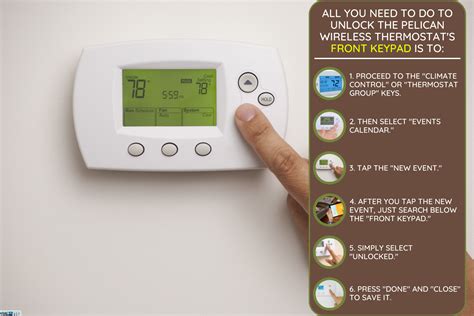 How To Unlock Pelican Wireless Thermostat Quickly And Easily