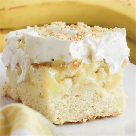 Banana Pudding Poke Cake - Budget-friendly Recipes For The Whole Family