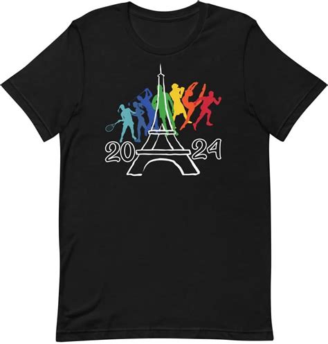 Paris Olympics 2024 T Shirts Olympics Games Apparel Unisex T Shirt Crewneck Short Sleeves