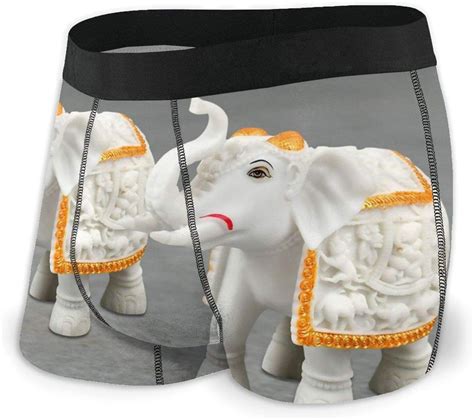 Mens Underwear Men S Boxer Briefs White Elephants Trunks Lightweight