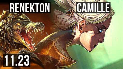 RENEKTON Vs CAMILLE TOP 9 1 8 900 Games Legendary KR Master