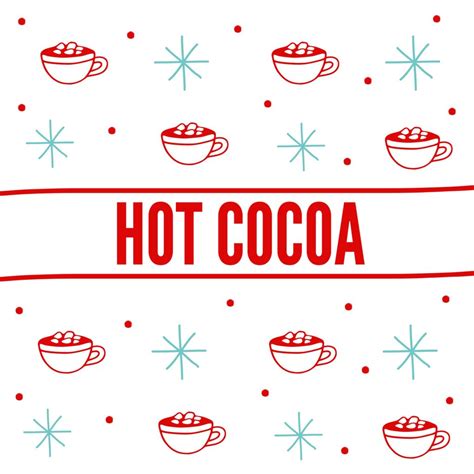 Free Printable Christmas Hot Chocolate Labels OriginalMOM
