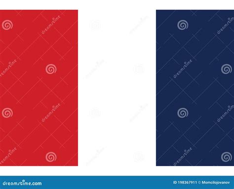 Flag Of France From 1790 To 1794 Stock Vector Illustration Of 1806