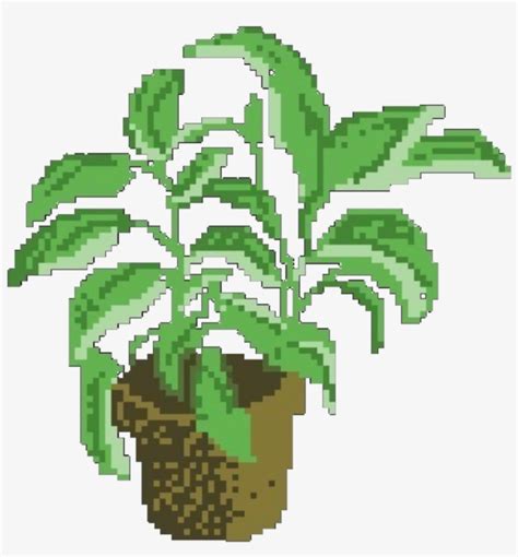 Transparent Plants Aesthetic - Pixel Plant Png Transparent PNG ...