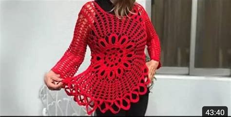 Aprende A Tejer Esta Hermosa Blusa En Crochet Tejidos Paso A Paso