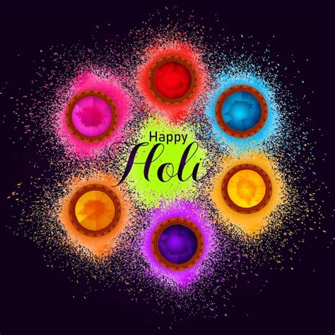 Premium Vector | Happy holi indian festival design