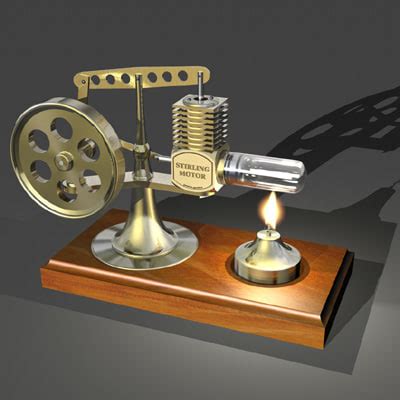 Stirling Motor 3d Model