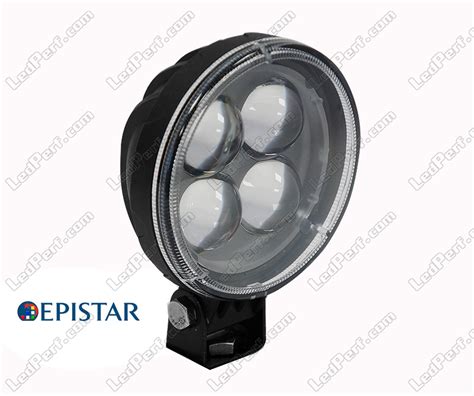 Phare Additionnel Led Rond W Pour X Quad Et Ssv