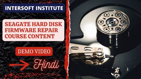 Seagate Hard Disk Firmware Repair Course Content Demo Video Mrt