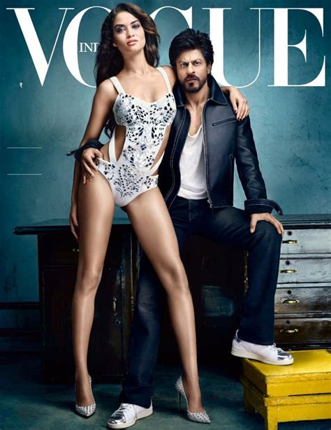 Shah Rukh Khan Vogue Photoshoot With Victorias Secret Supermodel