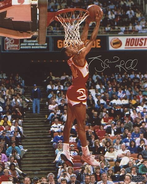 Spud Webb Signed Hawks 1986 NBA Slam Dunk Contest 8x10 Photo (Leaf COA ...