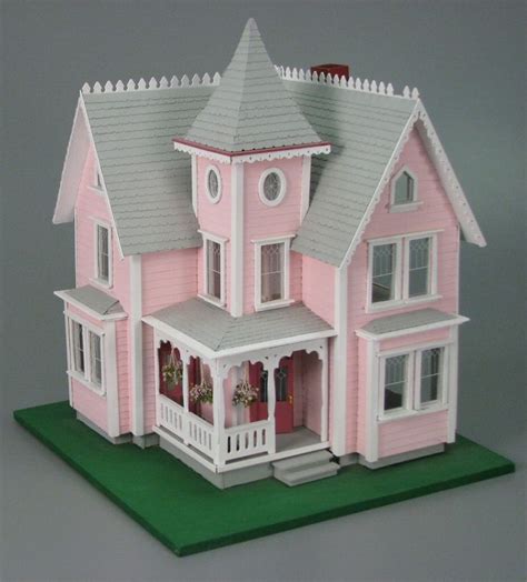 Cute Dollhouse Doll House Dollhouse Kits Pink Victorian