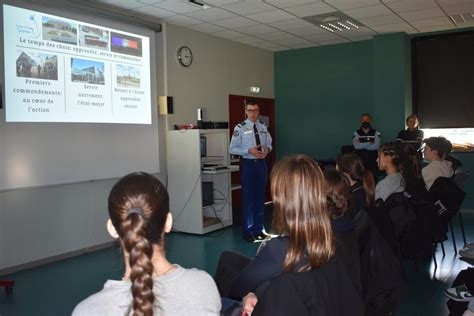 Blanquefort Lancement De La Classe S Curit D Fense Au Lyc E Jean Monnet