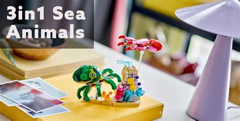 LEGO Set Reveal – Creator 3in1 Sea Animals 31158 | iDisplayit