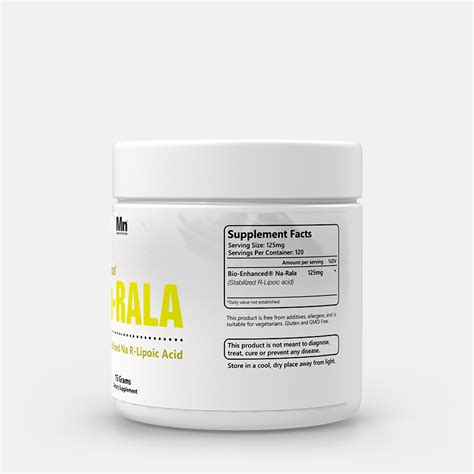 Buy Bio-Enhanced® Na-R-ALA Powder UK | Na-RALA Benefits