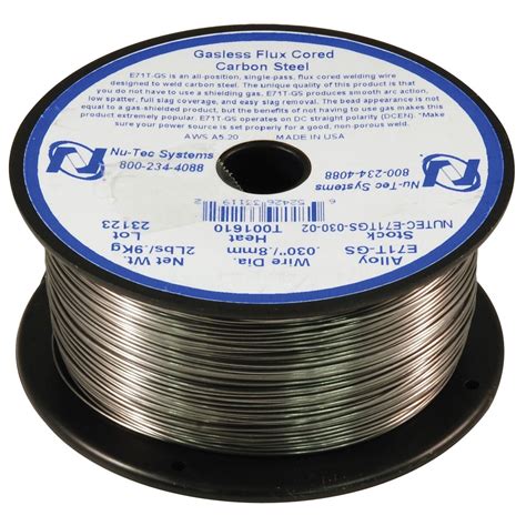 Mountain WELDING WIRE .030 FLUX-CORED E71T-GS (4 SPOOL) E71T-GS-030-02