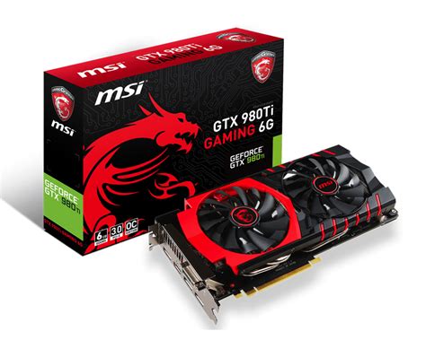 Specification GeForce GTX 980 Ti GAMING 6G | MSI Global - The Leading ...