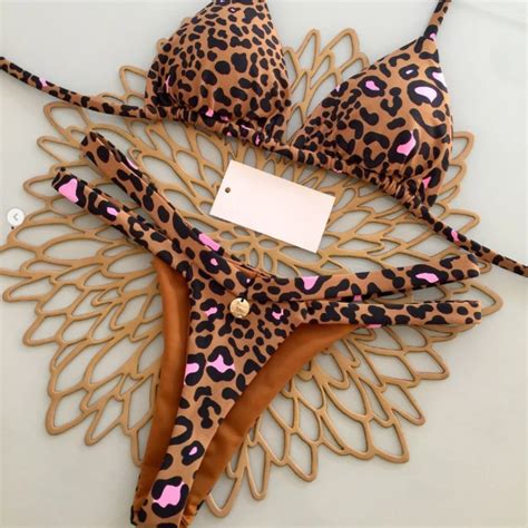 2025 New Sexy Women Bikini Set Beach Holiday Swimsuit Brazilian Thong