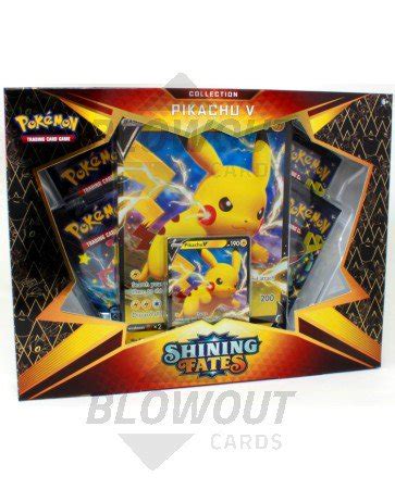 Pokemon Shining Fates Pikachu V Box