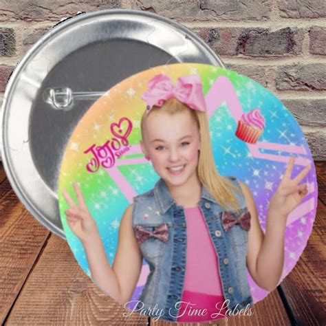 JoJo Siwa Button JoJo Siwa Party Favors JoJo Siwa Pin Back | Etsy