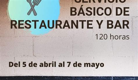 GASTRONOMÍA EN ZARAGOZA CURSO GRATUITO DE SERVICIO BÁSICO DE