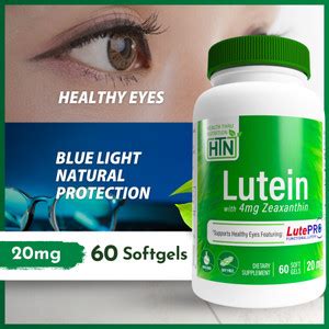 Jual New Htn Lutein With Zeaxanthin Lutepro Mg Soft Gels Lutein